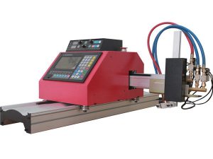 2017 حار بيع المحمولة جسرية cnc آلة قطع البلازما لهب مع thc للصلب